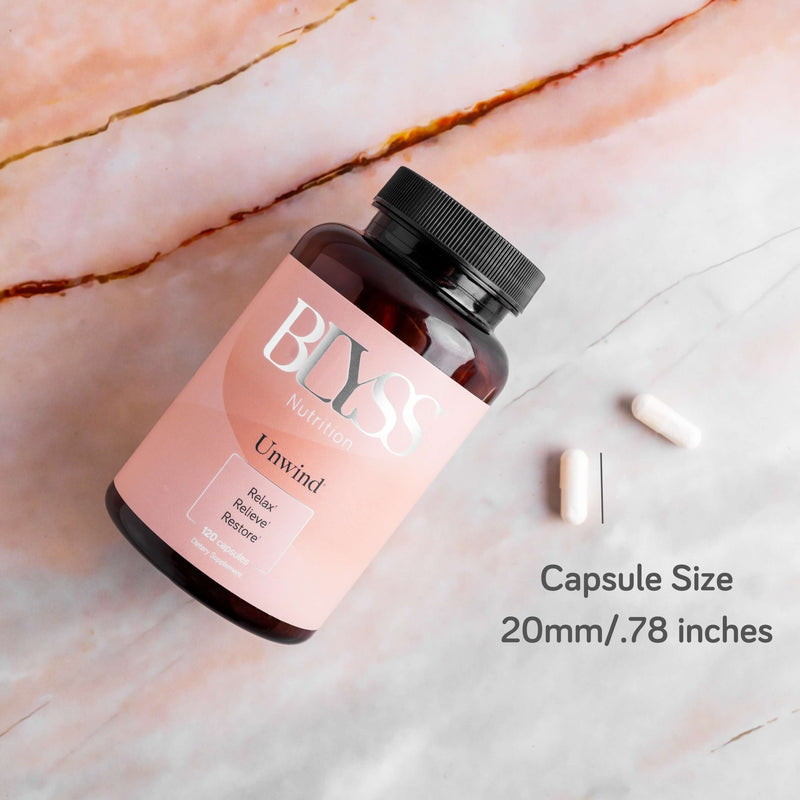 PMS, Headaches & Muscle Tension – Bioavailable Magnesium Glycinate 200mg - Supports Nerve Function, Relaxation & Sleep – 120 Capsules